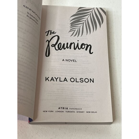 The Reunion Kayla Olson Book Romance Fiction Novel Romantic Comedy Friends Love - Picture 5 of 6